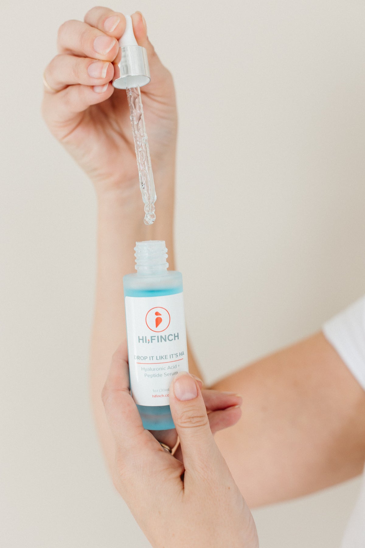 Drop It Like It's HA - Hyaluronic Acid + Peptide Serum | Hi, Finch